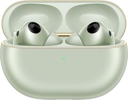 هواوي سماعات أذن لاسلكية فري بادز برو 4، صوت حقيقي مع مشغل مزدوج، مكالمات ثابتة وواضحة، خاصية إلغاء الضوضاء النشطة الذكية الديناميكية، متوافقة مع iOS واندرويد بخاصية إلغاء الضوضاء، أبيض ثلجي